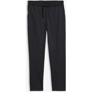 binnenkant zacht geruwd joggingbroek met rechte zoom