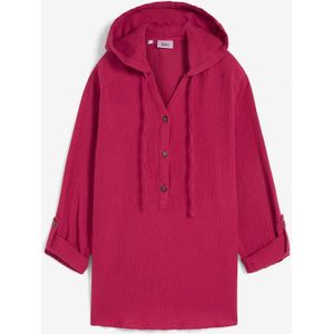 Mousseline blouse van katoen