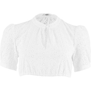 Dirndl blousje met broderie anglaise