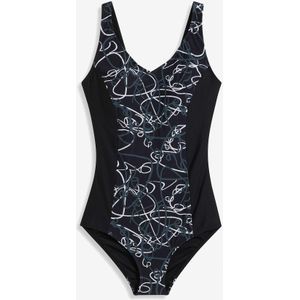 Corrigerend badpak met V-hals, licht corrigerend