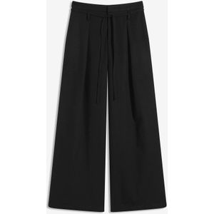 Bandplooibroek met ceintuur