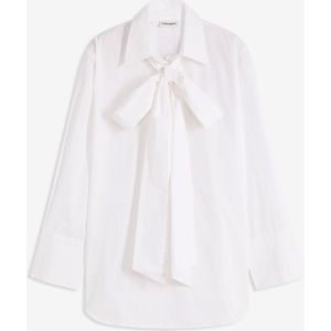 Blouse met strik van katoen