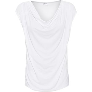 Shirt met watervalhals in een  viscosemix