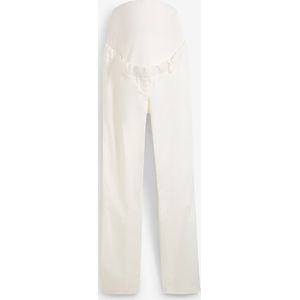 Elegante zwangerschapsbroek met rechte pijpen in een huidvriendelijke katoenmix