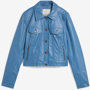 Leren jas van lamsnappa