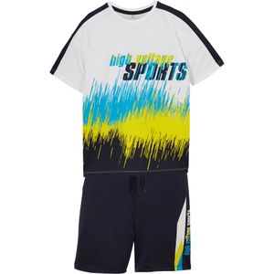 Jongens sportshirt en korte broek (2-dlg. set)