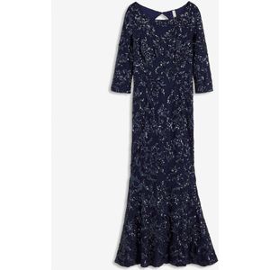 Paillettenjurk met lage rug