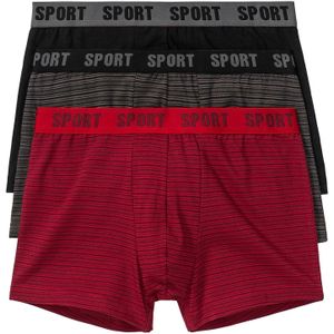 Strakke boxershorts met katoen (set van 3)