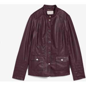 Leren jas van lamsnappa