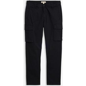Cargo broek straight regular fit met puur katoen