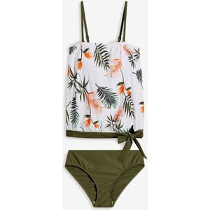 Bandeau tankini (2-dlg. set) met multiway-bandjes