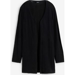 Gebreid vest van slub garen