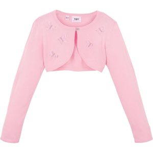 Gebreide bolero met vlinderapplicaties