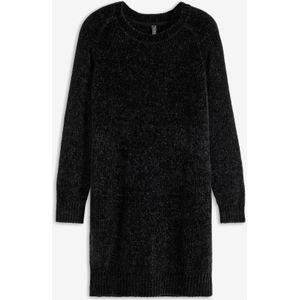 Gebreide oversized jurk van chenille