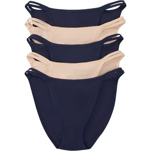Tanga minislip met biologisch katoen (set van 5)