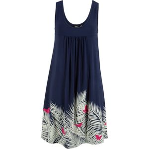 Korte jersey jurk van viscose