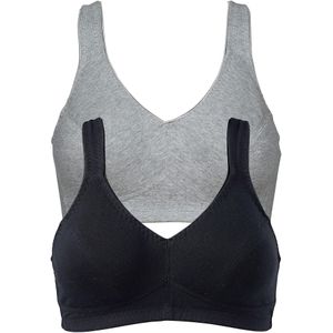 Bralettes - Set van 2 - Bh zonder Beugels - Biologisch Katoen