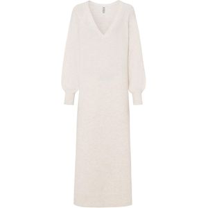 Gebreide oversized midi jurk