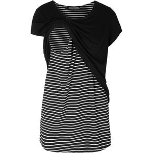 2-in-1 zwangerschapsshirt / voedingsshirt van viscose