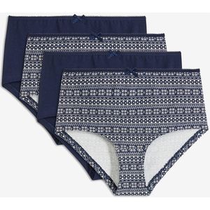 Maxi hipster met biologisch katoen (set van 4)