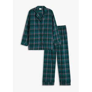Geweven pyjama van flanel (2-dlg. set)