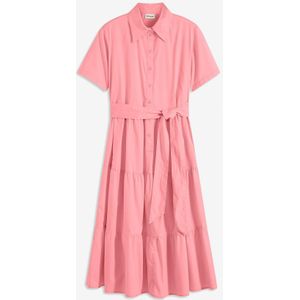 Jurk van elastische katoenmix