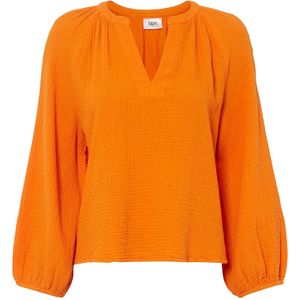 Oversized blouse van mousseline