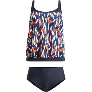 Oversized tankini met gerecycled polyamide (2-dlg. set)
