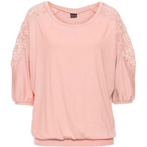 BODYFLIRT - Oversized Shirt - Viscosemix - Driekwartmouwen - Boothals