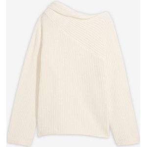 Geribde oversized trui