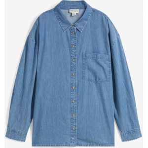 Oversized spijkerblouse van biologisch katoen