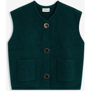 Vest met decoratieve knopen