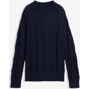 Oversized trui in een zachte viscosemix