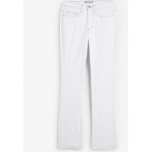 Stretch jeans mid waist, straight