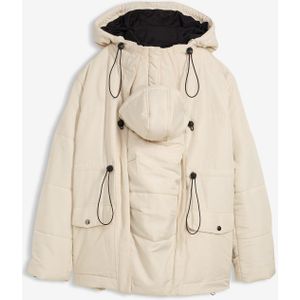 6-in-1 zwangerschapsparka met uitneembaar fleece vest