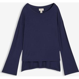 Oversized shirt in een soepele viscose-elastanmix