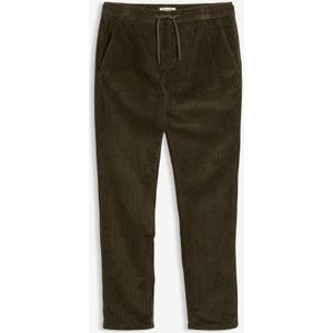 Regular fit thermo corduroy instapbroek met flanellen voering, straight