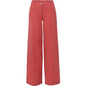 Palazzo broek in een luchtige linnenmix