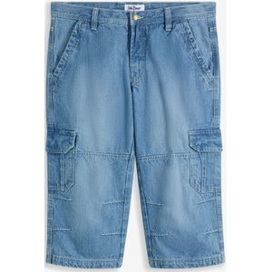 Regular fit 3/4 jeans, straight
