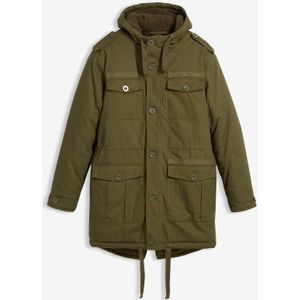 Outdoor parka met teddy voering voor de winter