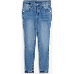 Skinny mid waist jeans, cropped