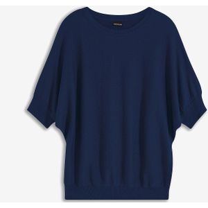 Fijn gebreide trui in een katoenmix