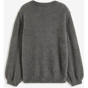 Oversized trui met diep rugdecolleté