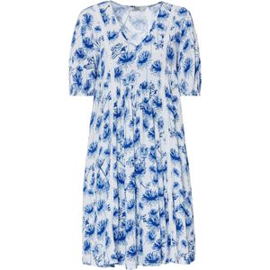 Geweven tuniekjurk met kanten details