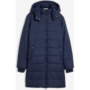 Gewatteerde jas met afneembare capuchon
