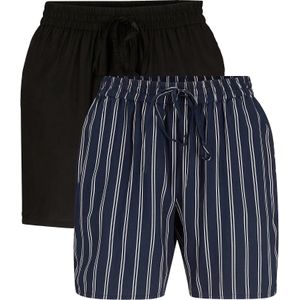 Viscose short met strikkoordjes (set van 2)