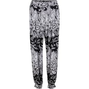 Gedessineerde jersey harembroek van soepele viscose