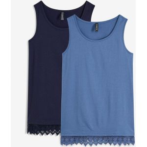 Top met kant (set van 2)