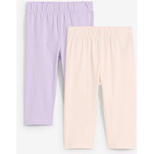 Capri legging van elastisch biologisch katoen (set van 2)