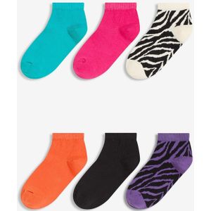 Korte sokken met biologisch katoen (6 paar)